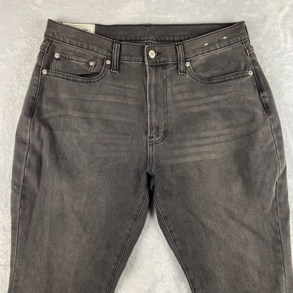 Abercrombie & Fitch Jeans Mens 32x32 Charcoal Athletic Slim Dark Wash Denim